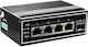 Level One IGP-0502 Unmanaged L2 PoE+ Switch με 4 Θύρες Gigabit (1Gbps) Ethernet και 1 SFP Θύρα