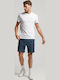 Ovin Vintage Men's Athletic Shorts Blue Bottle