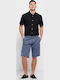 FBM007-00103 Bermudă de Bărbați Chino China Blue
