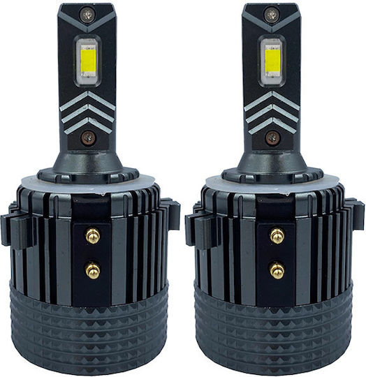 Auto Gs Λάμπες Αυτοκινήτου LED 6000K Ψυχρό Λευκό 9-36V 75W 2τμχ
