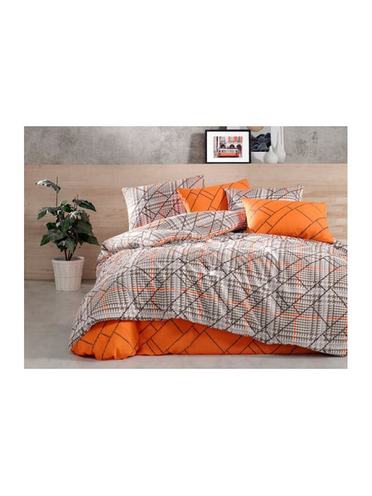 Mc Decor Duvet Cover Set Cotton Single with Pillowcase 160x240 Felix Ora
