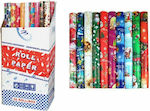 Exas Paper Wrapping Paper Crăciun Hârtie de împachetat pentru Cadou Multicolor 200x70cm.