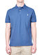 Ralph Lauren Men's Short Sleeve T-shirt Turtleneck Coral