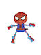 Spiderman Spiderman Въже Игра Куче Medium 26εκ. Червен 4бр