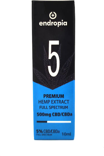 Endropia Premium Έλαιο Κάνναβης σε Σταγόνες με 5% CBD 10ml