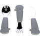 FreeOn Baby Set with Fork made of Metal for 6+ months Grey 3pcs