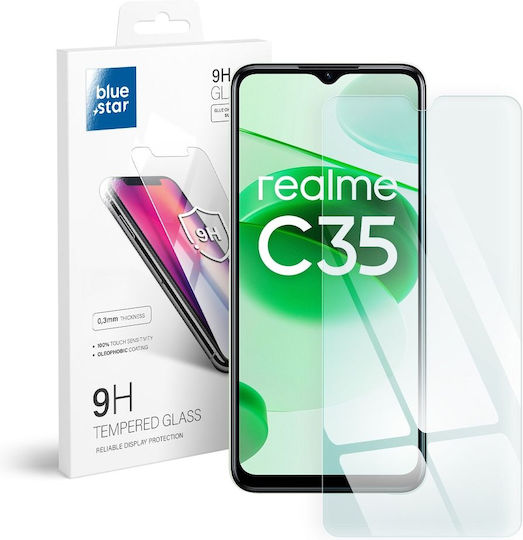Blue Star 0.3mm Tempered Glass (Realme C35)