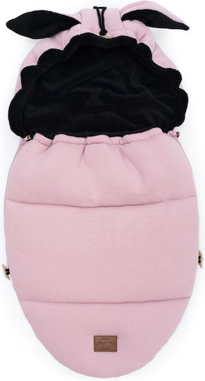 Beboulino Bunny Ποδόσακος Καροτσιού Pink 95x50εκ.