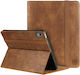 Rosso Element Flip Cover Δερματίνης Καφέ (iPad 2022 10.9'')