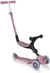 Globber Kids Scooter Foldable GoUp Foldable Plus 3-Wheel with Seat for 15+ Months Pink