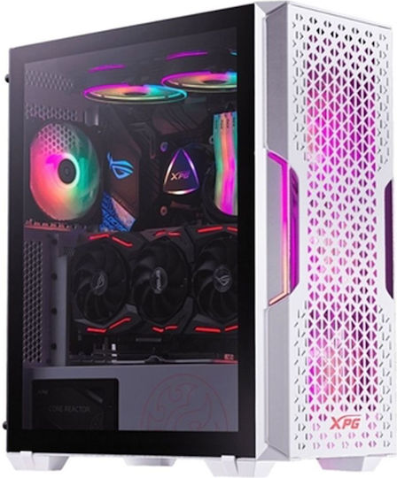 Adata XPG Starker Air Gaming Middle Tower Carcasă Calculator cu Fereastră Laterală și Iluminare RGB Alb