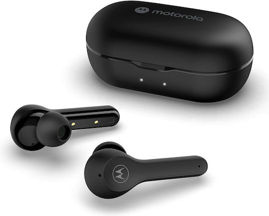 Motorola BUDS 085 In-ear Bluetooth Handsfree Ακουστικά με Θήκη Φόρτισης Μαύρα
