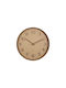 Karlsson Pure Wood Grain Αντικέ Ρολόι Τοίχου Ξύλινο Μπεζ Ø40cm