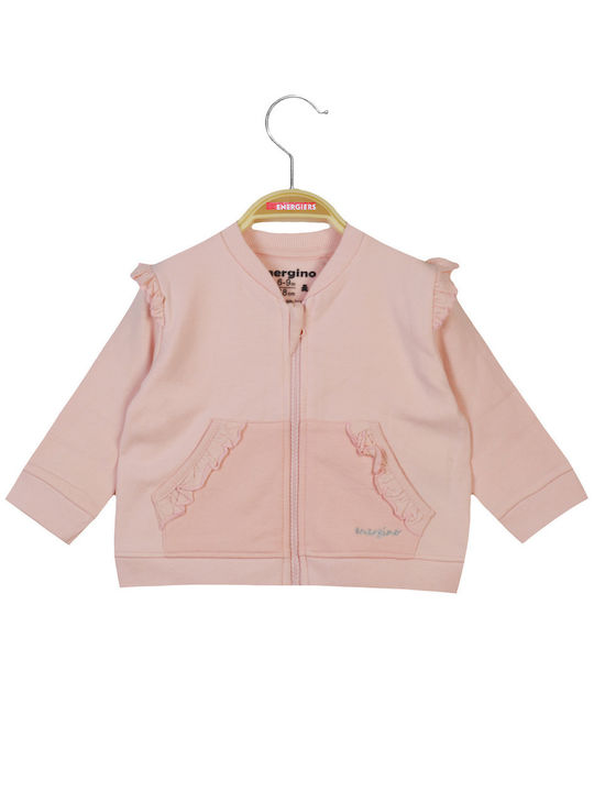 Energiers Kids Cardigan Sweatshirts Pink