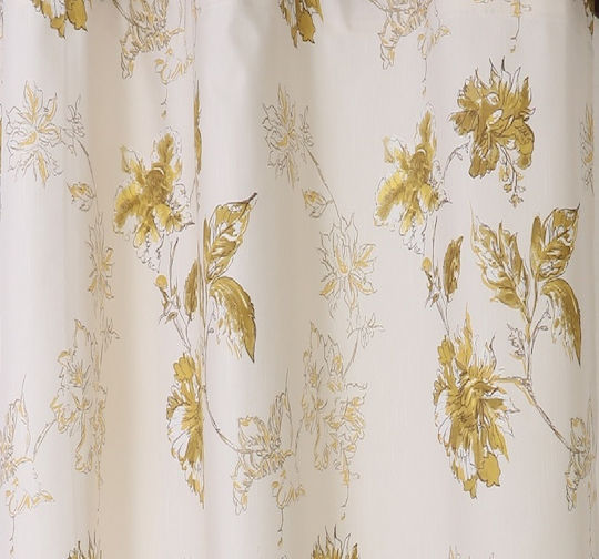 Mc Decor Κουρτίνα με Τρέσα Aurea Yellow 205x275εκ.