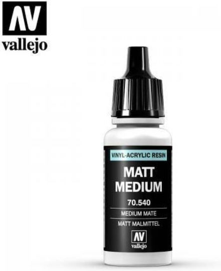 Acrylicos Vallejo Auxiliaries Мат Медиум Лак за Моделиране 1 бр