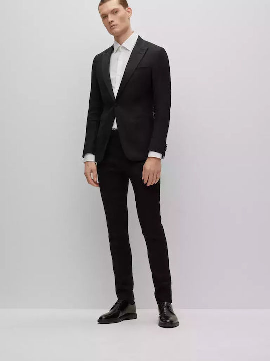 Hugo Boss Men's Suit Slim Fit Black 50489369-001
