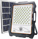 Spot Light Waterproof Solar LED Flood Light 100W Cold White 6000K with Motion Sensor and Remote Control IP65