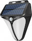 Spot Light Wall Mounted Solar Light 2W Cold White 6000K with Motion Sensor and Photocell IP65 10.8cmx12.8cmcm