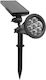 Spot Light Spiked Solar Light 4W with Cold White Light 6000K IP65