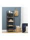 Bibliothek Industrial Style Braun 48x30x155cm