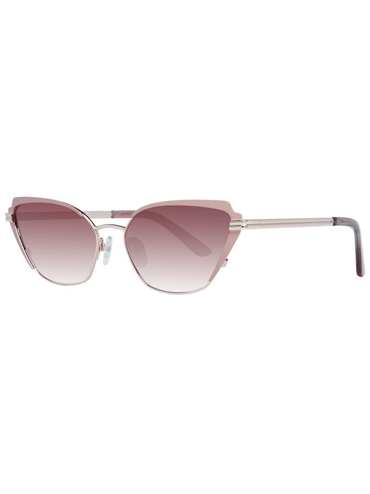 Marciano by Guess Women's Sunglasses with Rose Gold Metal Frame and Pink Gradient Lenses GM0818 28F
