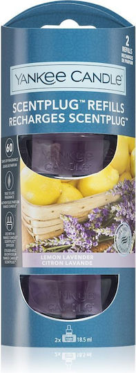 Yankee Candle Set Fragrance Refills Scentplug with Fragrance Lemon Lavender 2pcs 18.5ml