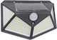 Jortan Jortan Wall Mounted Solar Light Cold White 6500K with Motion Sensor IP66 14cmx5cmx10cmcm