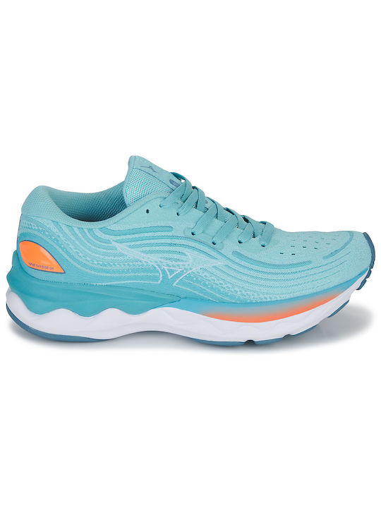 Mizuno Wave Skyrise 4 Women's Running Sport Shoes Blue