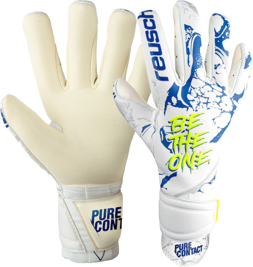 Reusch Pure Contact Gold X Torwarthandschuhe Erwachsene Weiß