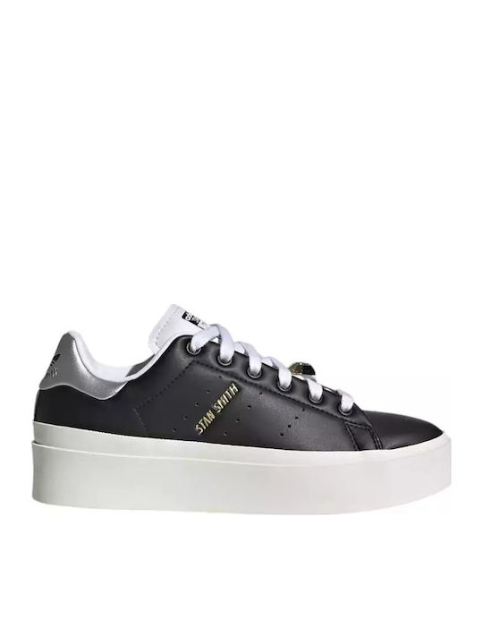 Stan Smith Bonega Damen Flatforms Sneakers Core Black / Cloud White / Gold Metallic