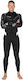 Mares Flexa Wetsuit for Diving Double-layer with Zip Black / White 2mm