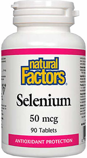 Natural Factors Selenium 50mcg 90 табове