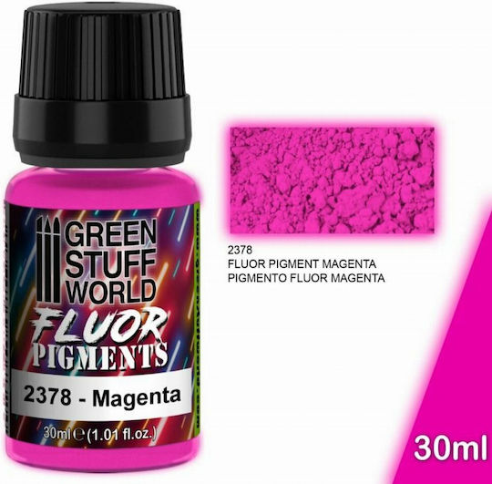 Green Stuff World Fluor Pigment Χρώμα Μοντελισμού 2378 Magenta 30ml