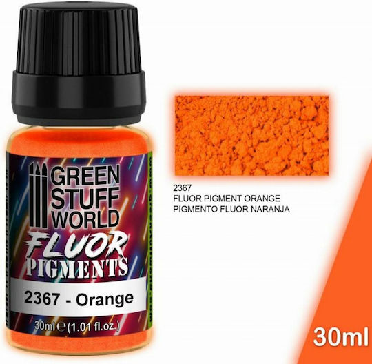 Green Stuff World Fluor Pigment Modellbau Farbe 2367 Orange 30ml