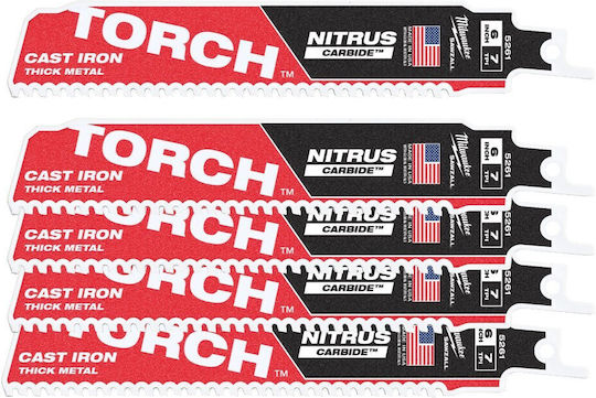 Milwaukee Torch Nitrus Ленти за джиг-резачки за Метал 150мм 5бр