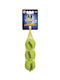 Nobby Tennis Топка Игра Куче със Звук Small 4εκ. Жълта 3бр