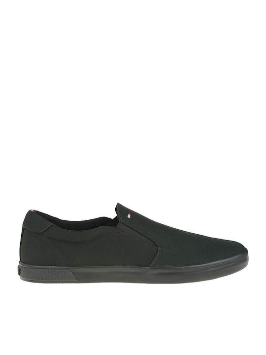 Tommy Hilfiger Текстил Мъжки Slip-On тройно черно