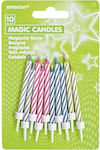 Amscan Birthday Candles M806599 Lumânare de Zi de Naștere Simplu Multicolor 10buc 806599