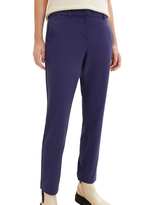 Mia Γυναικείο Chino Παντελόνι Navy Μπλε
