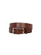 Boss Shoes Men's Leather Belt Brown