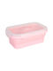 Keskor Plastic Lunch Box Pink 550ml