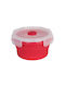 Keskor Cutie pentru Mâncare Plastic Roșu 390ml 1buc