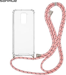 Sonique Armor Back Cover Σιλικόνης με Λουράκι T...