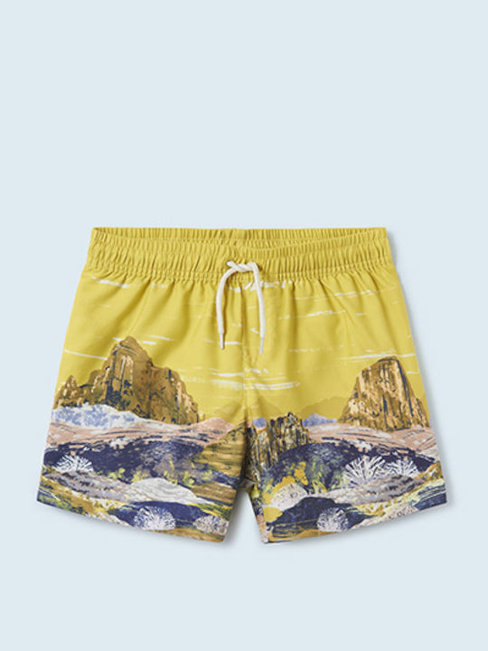 Mayoral Mountain Kids Swimwear Swim Shorts Yellow