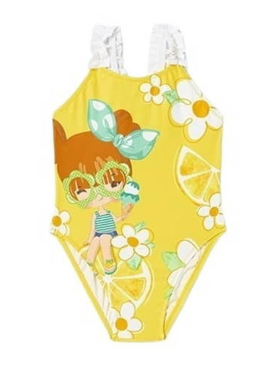 Mayoral Kids Swimwear One-Piece Yellow