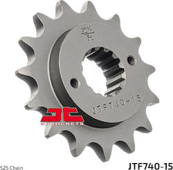 JT Sprockets Vorderes Ritzel 15 Zähne für Ducati Hypermotard / Monster / Multistrada