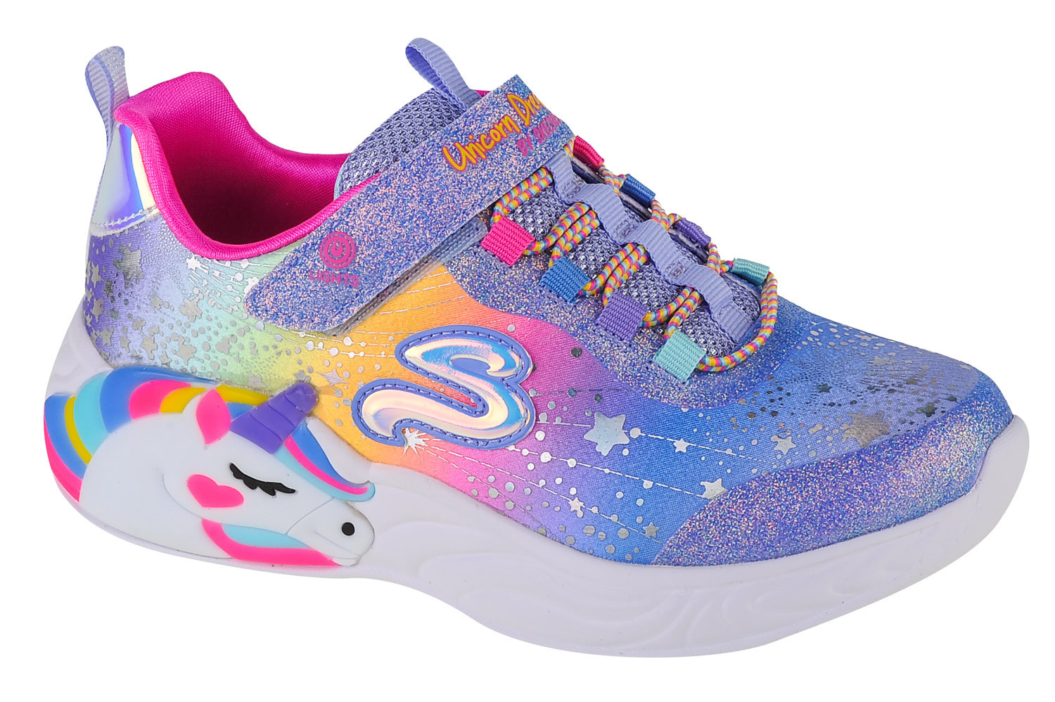 Skechers Παιδικά Sneakers με Φωτάκια Κορίτσι 302311L-BLMT |