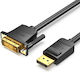 Vention Cablu DVI-D - DisplayPort 1.5m Negru (HAFBG)