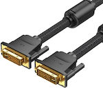 Vention Cable DVI-D male - DVI-D male 1m Μαύρο (EAEBF)